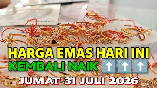 GOLD PRICE FRIDAY JULY 31, 2026 ✓ GOLD JEWELRY PRICE ✓ ANTAM ✓ UBS GOLD ✓ GALLERY 24 ✓ MAS CUKIM