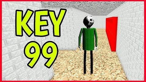 How to get KEY 99 Badge in BALDI