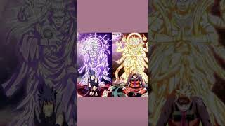 Naruto Vs Sasuke Kurama Chakra Mode And Perfect Susanoo