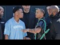 Devin Haney vs Regis Prograis HEATED first FACE OFF! Both exchange verbal jabs!