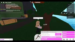 How To Do The Woodcutter Job In Bloxburg Roblox