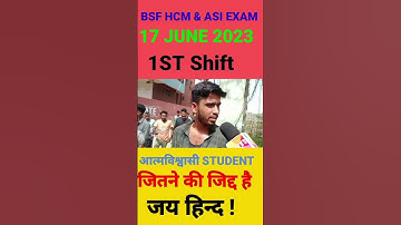 #BSF HCM & ASI exam review 2023