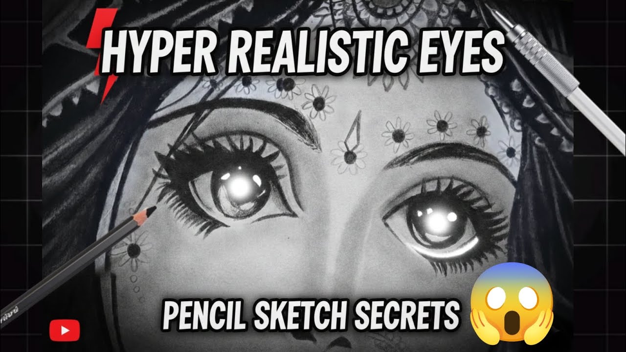 How to Make Shree Radha eyes ? Pencil sketch secrets? 