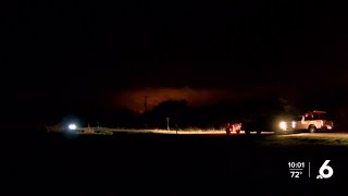 Firefighters still battling fire near King Ranch