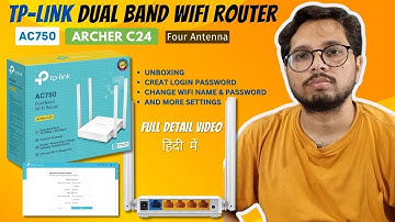 TP-Link AC750 Dual Band WiFi Router | Unboxing | Change WiFi Name & Password | Full Setup Video