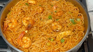 How to cook carrot spaghetti jollof . Get ready to be hooked !!! Nigerian food.