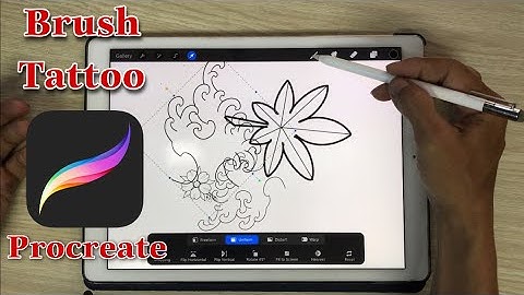 Tattoo Brush procreate, Hướng Dẫn Tạo Nét Hình Xăm Khi Thiết Kế Mẫu
