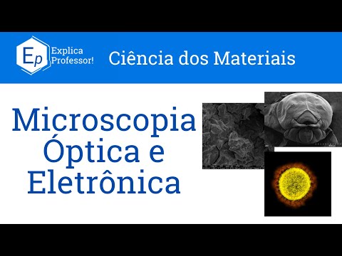 Vídeo: Qual é a fonte de iluminação no microscópio eletrônico?
