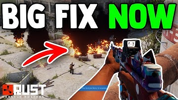 RUST CONSOLE UPDATE! Massive Bug Fix, Performance & MORE!