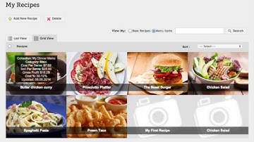 Recipe costing software demo with Kitchen Friend