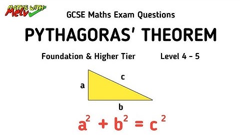 Pythagoras GCSE Maths Exam Questions