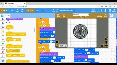 Vexcode VR Infinity Sign