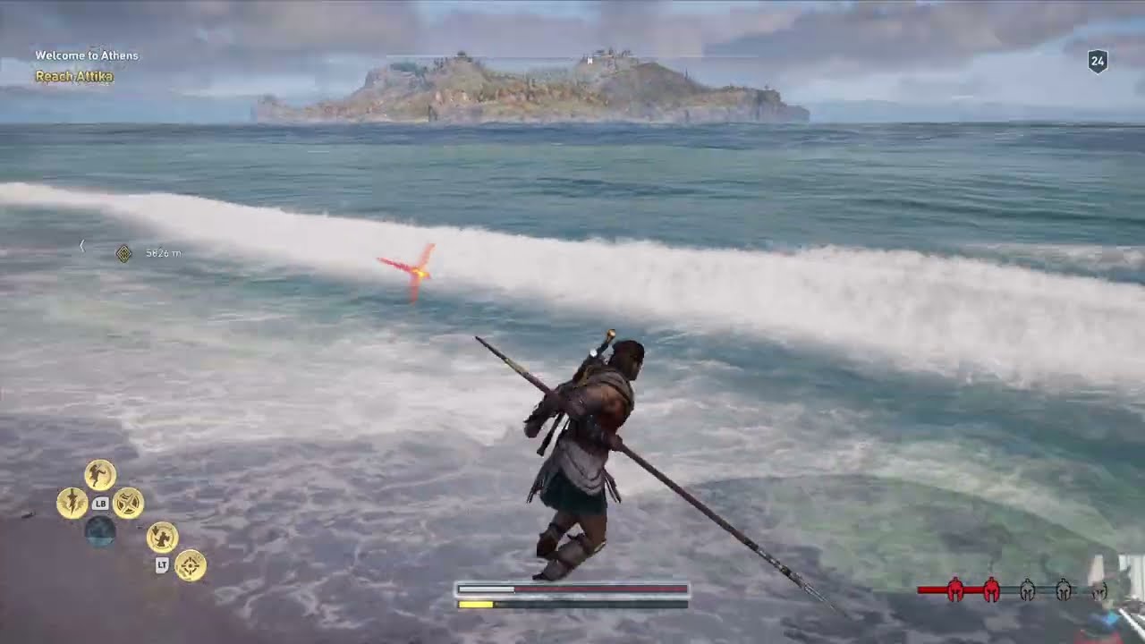 Assassin’s Creed Odyssey | Poseidon Trident & Questing in Attika/Athens Part 1 | No Commentary