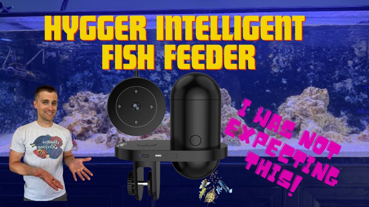 Распаковка и обзор интеллектуальной кормушки для рыб Hygger HG082