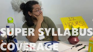 Study With Me LIVE | 12 Hours | Super Syllabus Coverage | No Talking | Soft Background Music screenshot 5
