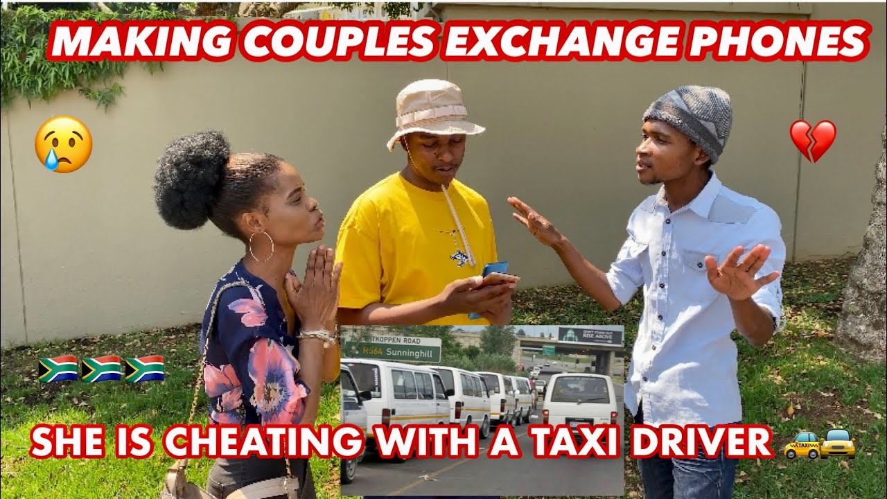 Making couples switching phones for 60sec 🥳( 🇿🇦SA EDITION ) new