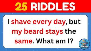 ONLY A GENIUS CAN SOLVE THESE RIDDLES 🧩 25 Tricky Mind Games 🧠