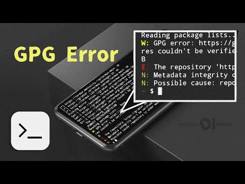 How to resolve Termux GPG error