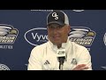 Ga southern vs odu post with coach clay helton