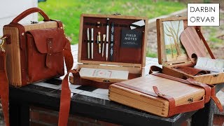 Building writing and art boxes with leather and oak. Get 10% off with this link! http://squarespace.com/darbinorvar Thanks to ...