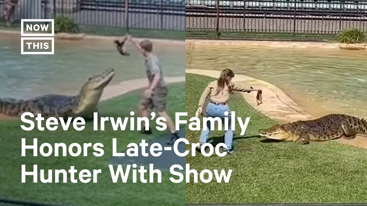 Terri & Robert Irwin Honor Steve Irwin Day at Australian Zoo - YouTube