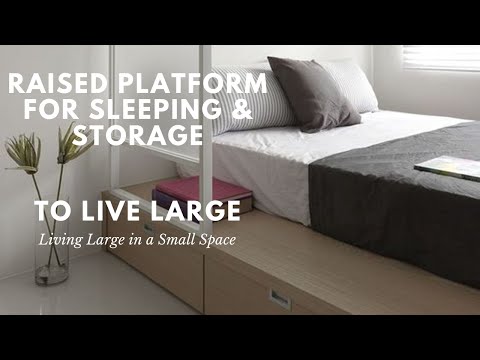 Raised Platform for Sleeping and Storage - TO LIVE LARGE