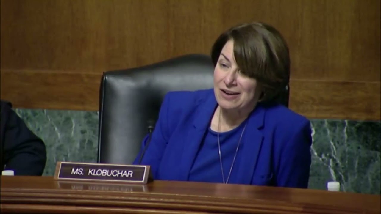 Senate Judiciary Big Data Hearing: Chairwoman Klobuchar on Big Tech and Privacy