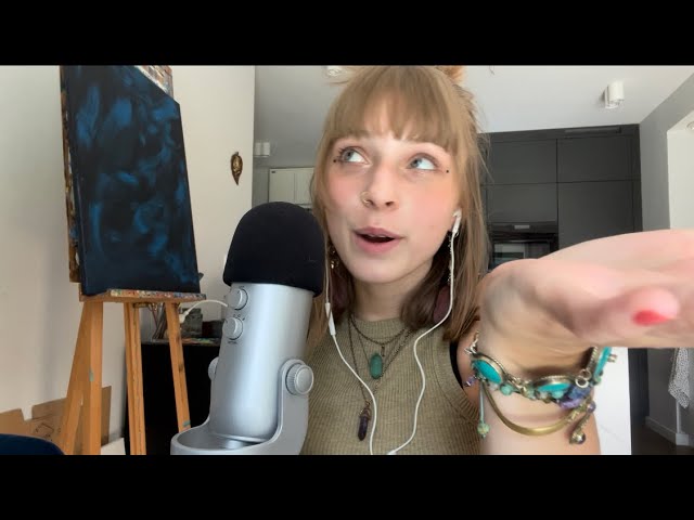 ASMR whispered Q&A for 1K (+ mouth sounds) 🦋