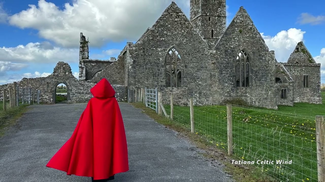 Mythical Celtic Red Hooded Queen