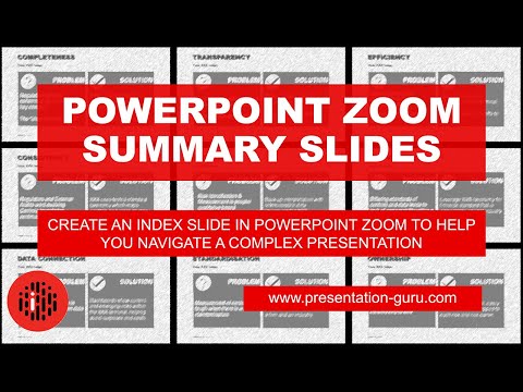 PowerPoint Zoom Summary Slide - Introduction