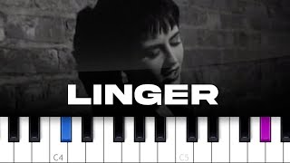 The Cranberries - Linger (piano tutorial)