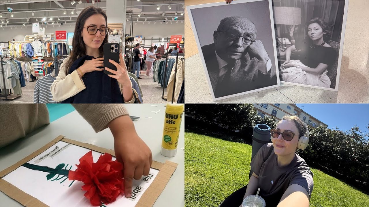 VLOG: Rotina + Haul: Nova decoração da casa, Celebrando o 25 de Abril e estudando para tese.