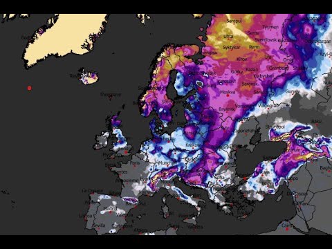 Καιρός: Χάρτης χιονοκάλυψης από το ευρωπαϊκό μοντέλο...