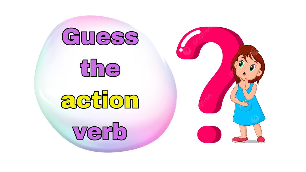 1- Guess the Action Verb - Fun Learning Game for Kids! 