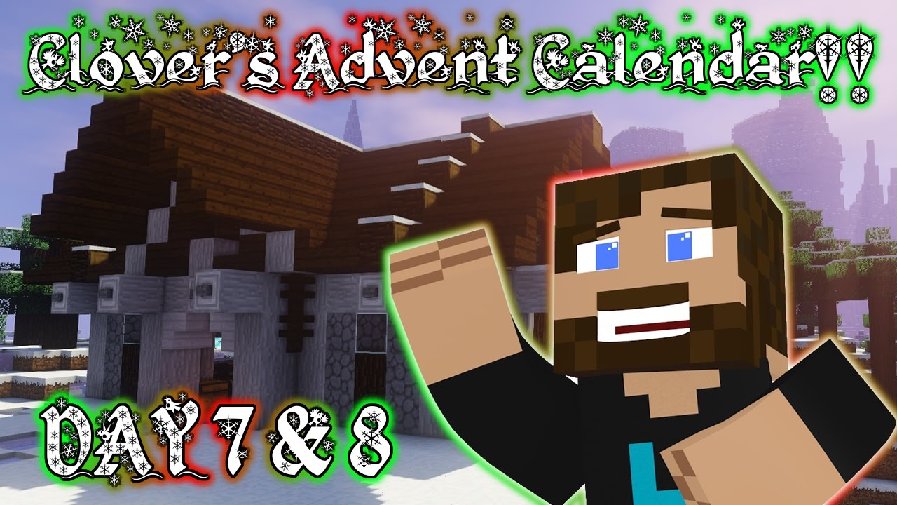 Minecraft 1.11 | DAY 7 & 8 GIANT MAZE | Clover's Advent Calendar 2016!!