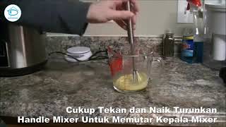 Alat Kocok Telur Otomatis Stainless Steel Mixer Kocokan Serbaguna