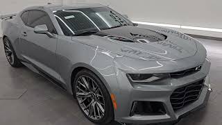 2024 CHEVROLET CAMARO ZL1 6 SPEED STICK SHIFT SHARKSKIN METALLIC 4K WALKAROUND 16500Z