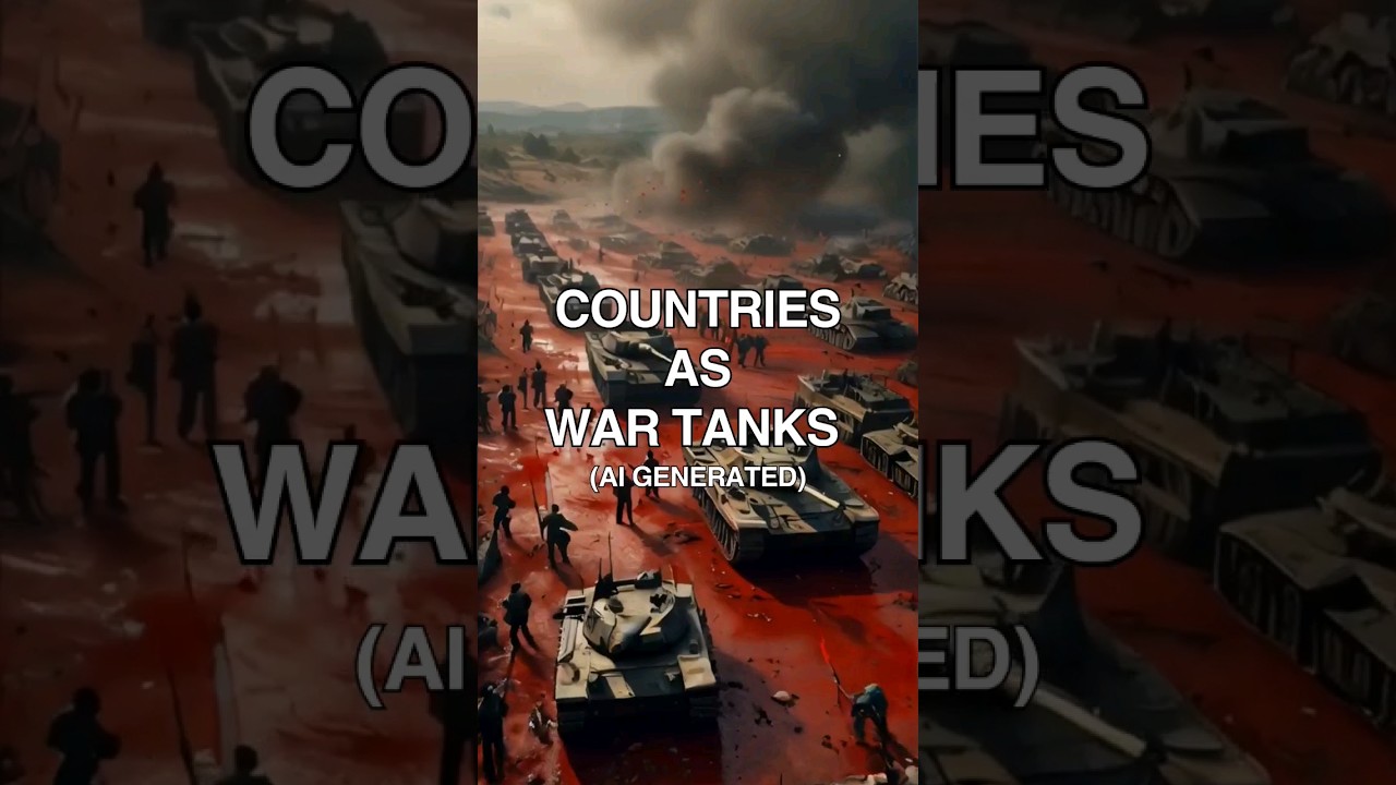 Ai draws Countries as War Tanks! 