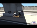 BeamNG drive CL65 AMG 162mph motorway crash test into concrete