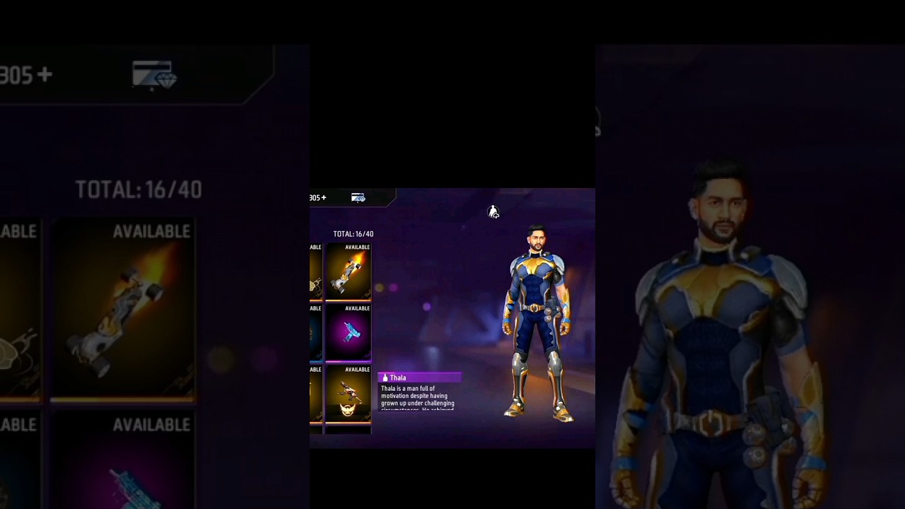 😨😱thala character in my free fire wishlist 🤡🥵