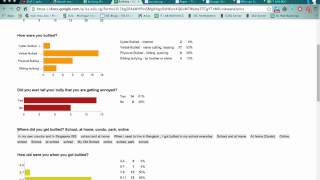 Analyzing and Presenting Data from Google Form Survey