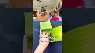This is how you package your local food 😁#youtubeshorts #trendingshorts #youtubealternative #viral