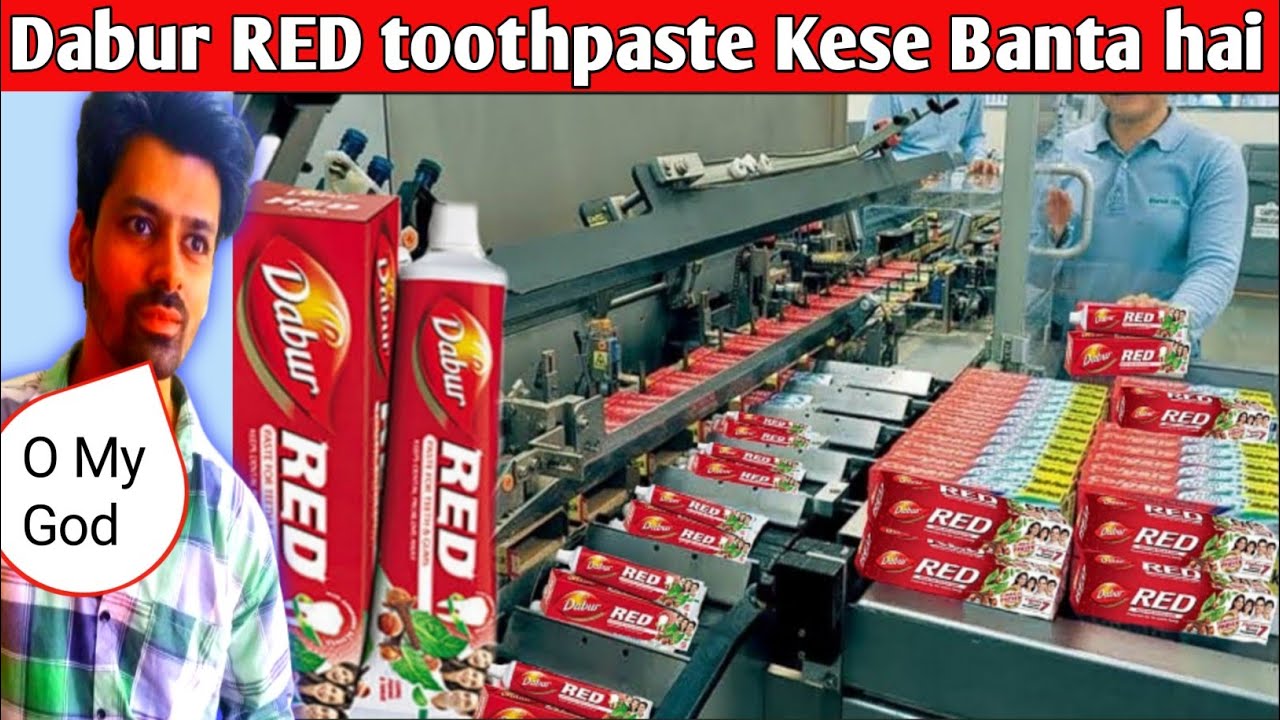 | Colgate Kaise Banta Hai | How it's Made Toothpaste | Dabur Red Toothpaste | Ali Khan2920