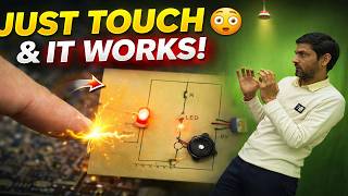 Just Touch & It Works! 😳 | Amazing Touch Sensor Science Project @sikhoopedia