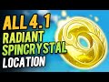 All Fontaine 4.1 Radiant Spincrystal Location | Genshin Impact 4.1
