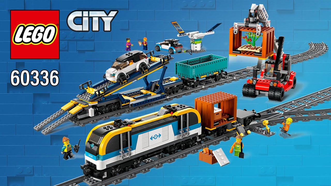 LEGO® City, Freight Train (60336)[1153 pcs] Step-by-Step Building  Instructions