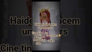 @iulianaberegoi-music sau @AndreeaBostanica poate imi spuneti si voi cv