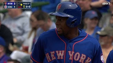 NYM@CHC: Mayberry plates two on a single to center
