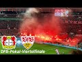 Bayer 04 leverkusen vs vfb stuttgart  groe pyroshow spektakulres spiel und last second sieg