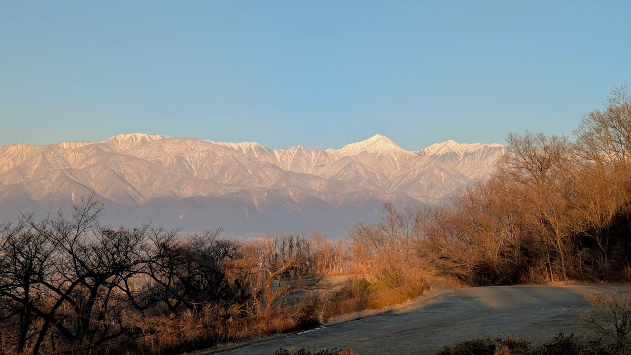 Morning Glow Over the Japanese Alps | 北アルプスのモルゲンロートを見ながら【ドライブ動画】